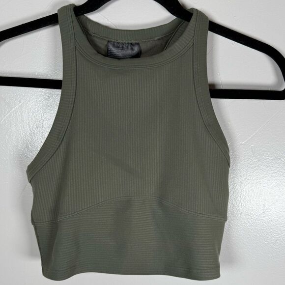 lululemon athletica Tops - Lululemon Blissful Bend Tank Top Olive Green Size 2